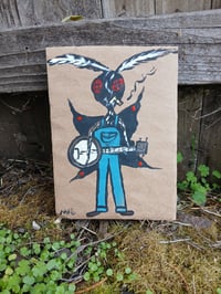 Image 2 of Mothman Playing Banjo 