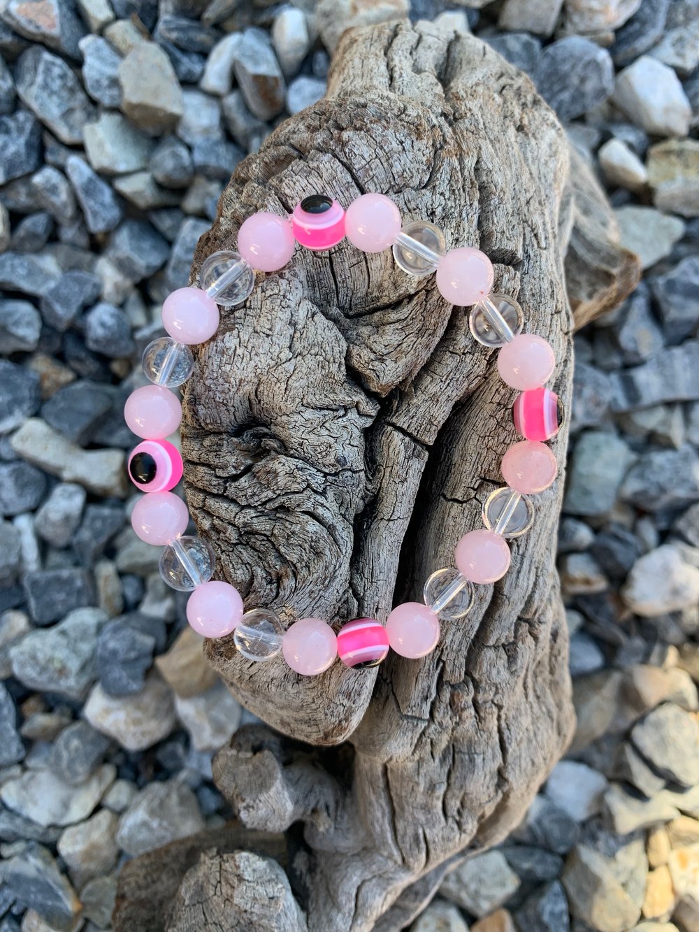 Image of Reiki Charged Mal De Ojo Rosita Bracelet