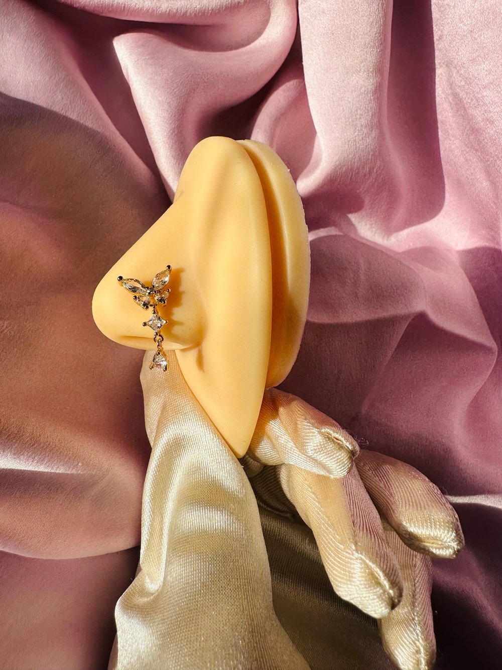 Image of Dangle Butterfly Nose Ring