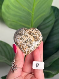 Image 4 of CHOOSE YOUR OWN ORBICULAR OCEAN JASPER HEART