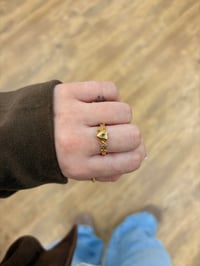 Image 3 of Antique Edwardian 18ct Diamond Heart