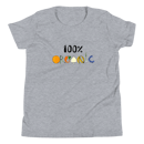 Image 6 of 100 organic-  Youth Short Sleeve T-Shirt