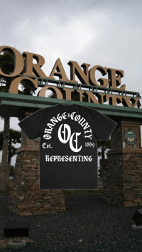 Image 1 of Representing ORANGE COUNTY TEE