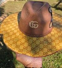 Image 3 of Mustard Gorg girl Fedora hat