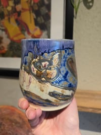 Image 7 of Kitty Love Folkart Cup