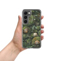 Image 7 of Flora and Fauna Goblincore Grunge Snails and Moss Clear Case for Samsung®