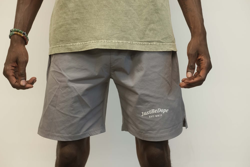 Image of Gray JustBeDope Shorts 