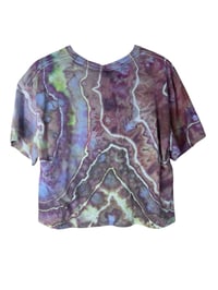 Image 5 of S Crop Tee in Earthy Geode Ice Dye