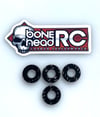 BoneHead RC upgraded MCD RR5 W5 shock retainers. 