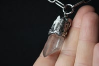 Image 6 of Dead Good quartz and fox tooth Soldered chunky Amulet