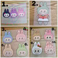 Image 5 of Hand Illustrated Labubu Tote Bags - by Jodi