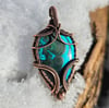 Malachite & Chrysocolla in Copper