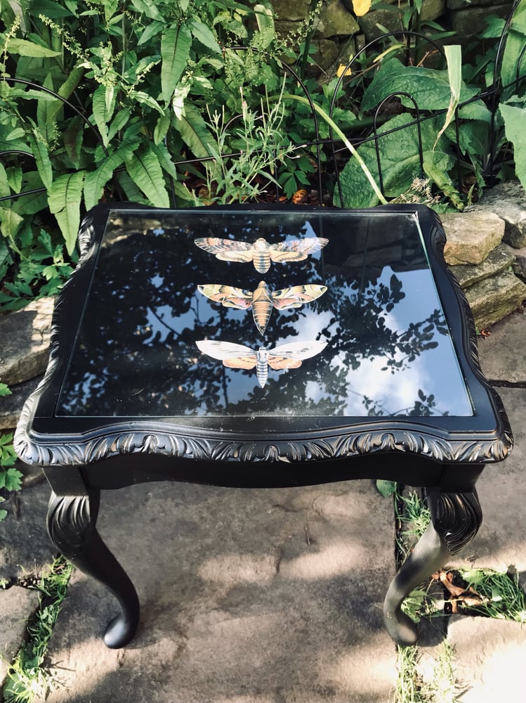 Image of Handmade Hawk Moth Table