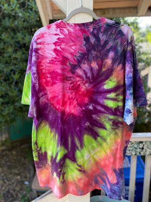 Image of 3XL Godzilla Be Gay Do Crime Tie Dye Shirt 