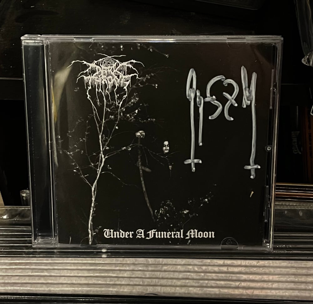 Image of CD Darkthrone «Under a Funeral Moon» SIGNED
