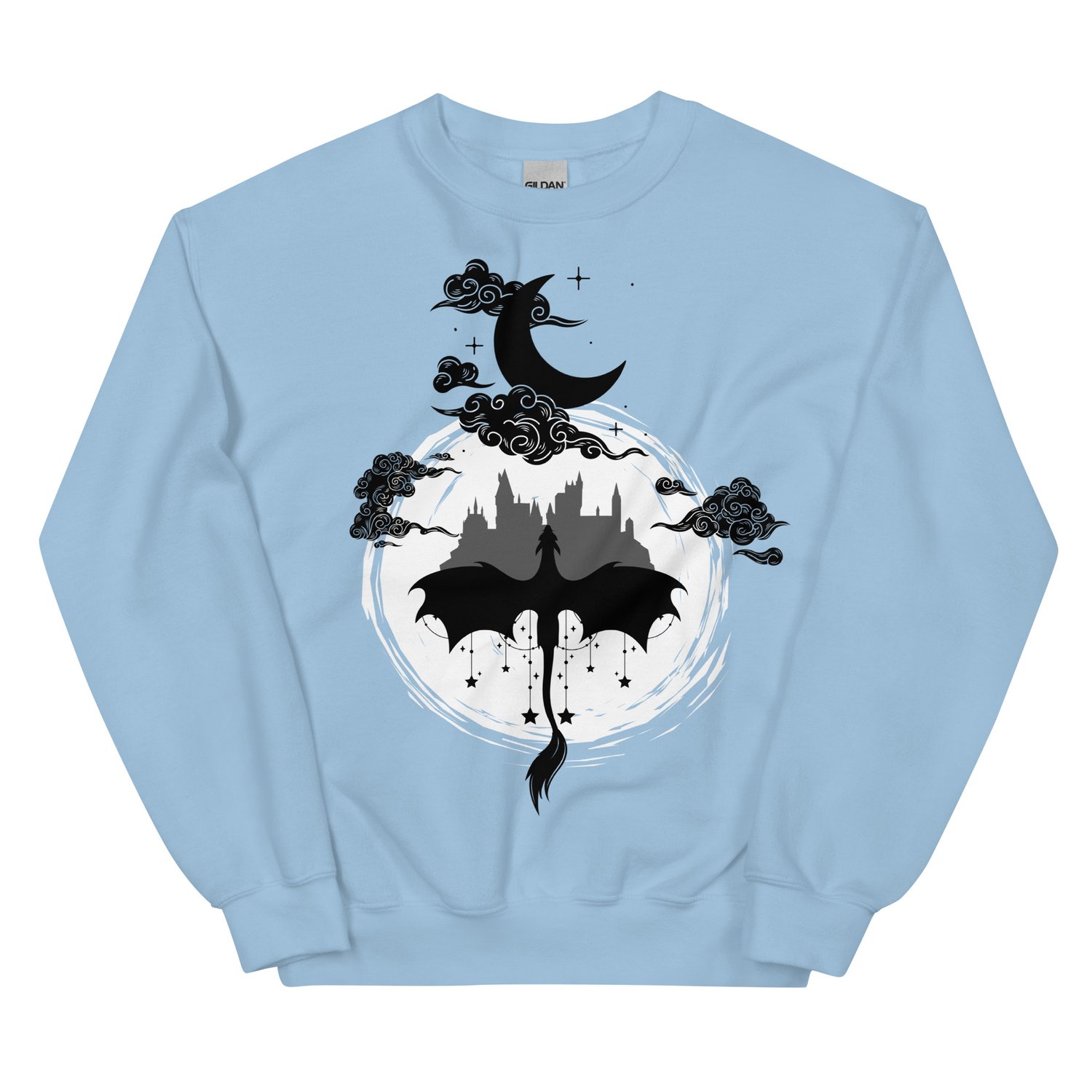 Image of Dragon stars noir Unisex Sweatshirt