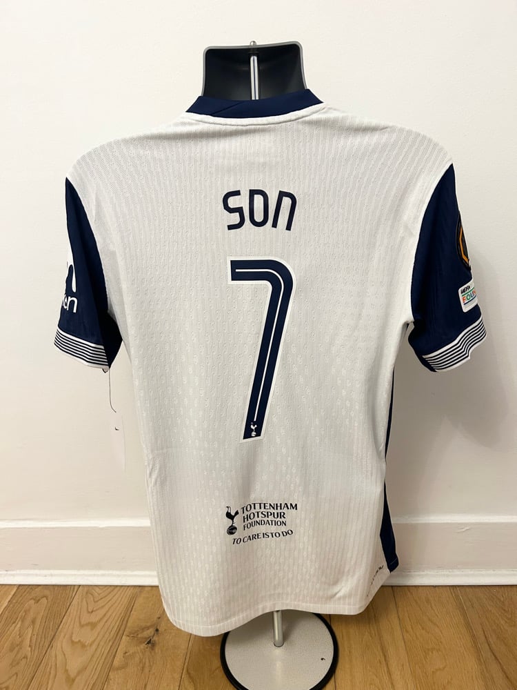 Image of PRE ORDER: Tottenham Hotspur “SON 7” Vaporknit 2024/25 Home Europa Final Shirt,    L