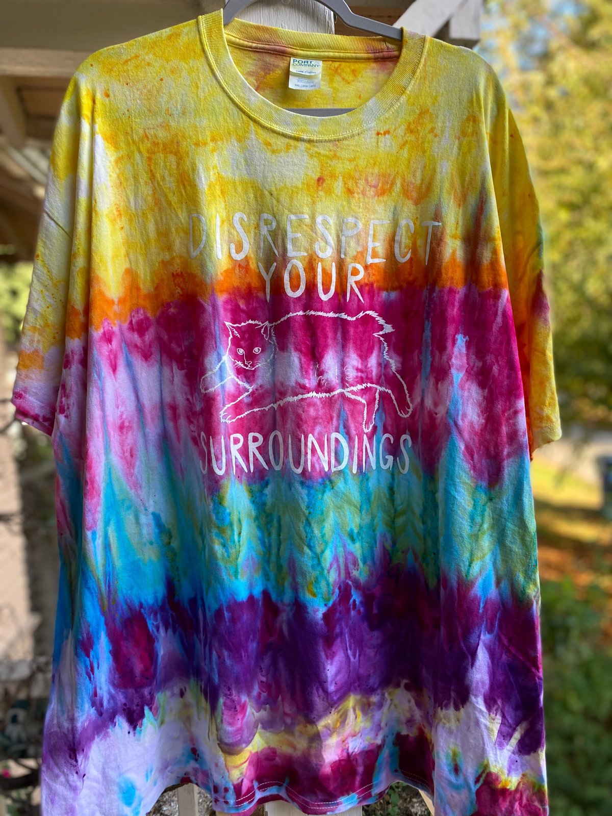 Image of 3XL Disrespect Your Surroundings Tie Dye Shirt 2