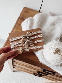 Image 1 of Rustic bow - beige