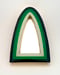 Image of Modernist Mirror Black/White/Green