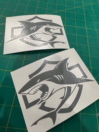 Image 1 of Road Glide Dueling Sharks Fairing Graphics