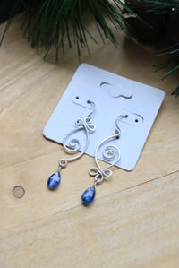 Image 3 of Asymmetrical Swirly Earrings