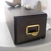 Vintage index drawer box