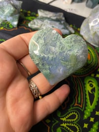 Image 10 of Moss Agate Shapes