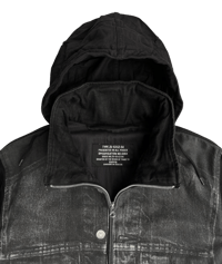 Image 5 of Cabane de Zucca Trompe L'oeil Denim Jacket - M