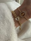 White Elegant Virgen Bracelet Set