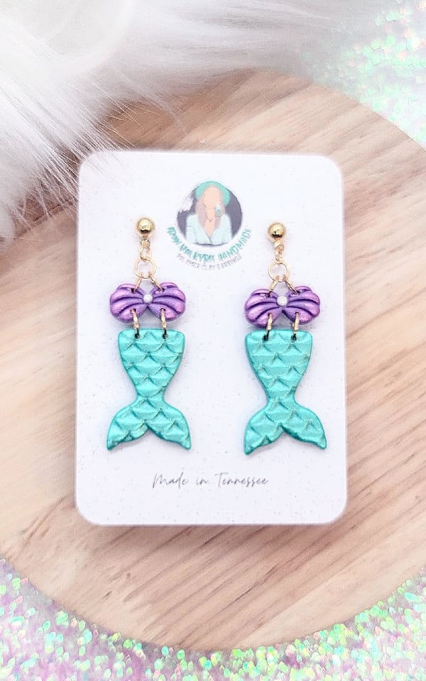 Image of Undersea Mermaid Dangles 