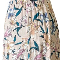Image 6 of Light Pink Floral Smocked Midi Sun Dress Size L