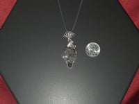 Image 3 of Turritella pendent with bead accents 