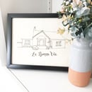 Image 2 of Stitched Home / Wedding Venue Portrait