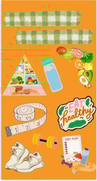Image 1 of Healthy Habit Sticker Sheet