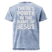 Image 2 of “Jesus” Denim T-Shirt