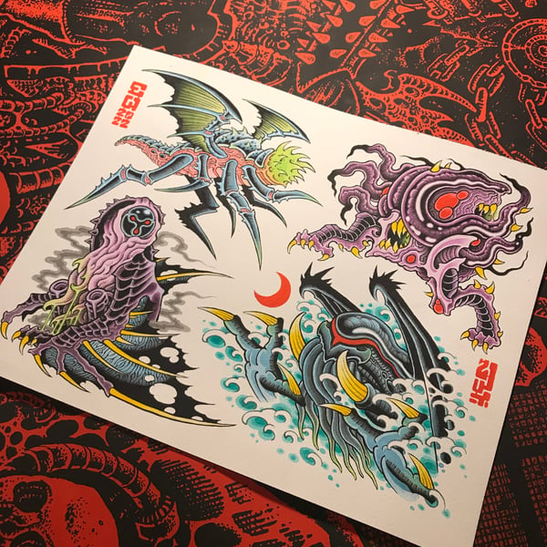 Image of Lovecraft Flash sheet by Eli Wood