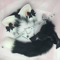 Black / White Daddies Kitten Petplay Set 🐈‍⬛