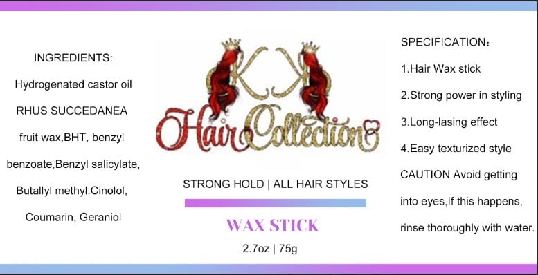 Image of Lace glue  glue remover wax sticks and edge control 