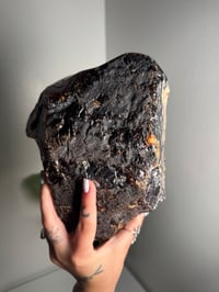 Image 4 of XL SELF STANDING SUMATRAN BLUE AMBER FREEFORM -INDONESIA- **UV REACTIVE** A