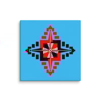 Image 11 of Mayan Temples Mandala, High Resolution Canvas Print with wood backing