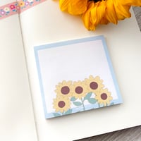 Image 2 of Sunflowers Sticky Notes