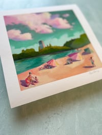Image 1 of "Beach Day", 8x8" print