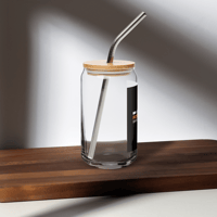 Image 5 of Positive Mindset Can-Shaped Glass
