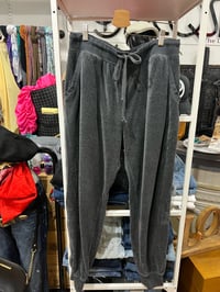 Image 1 of Fashion Nova gray velour sweats 