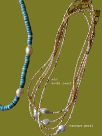 Image 2 of Pink keshi necklace