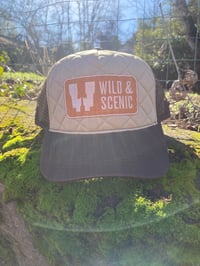 Image 5 of Quilted Binoculars Logo Snap-back Hat