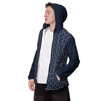 Image 5 of White Stripes Men’s windbreaker