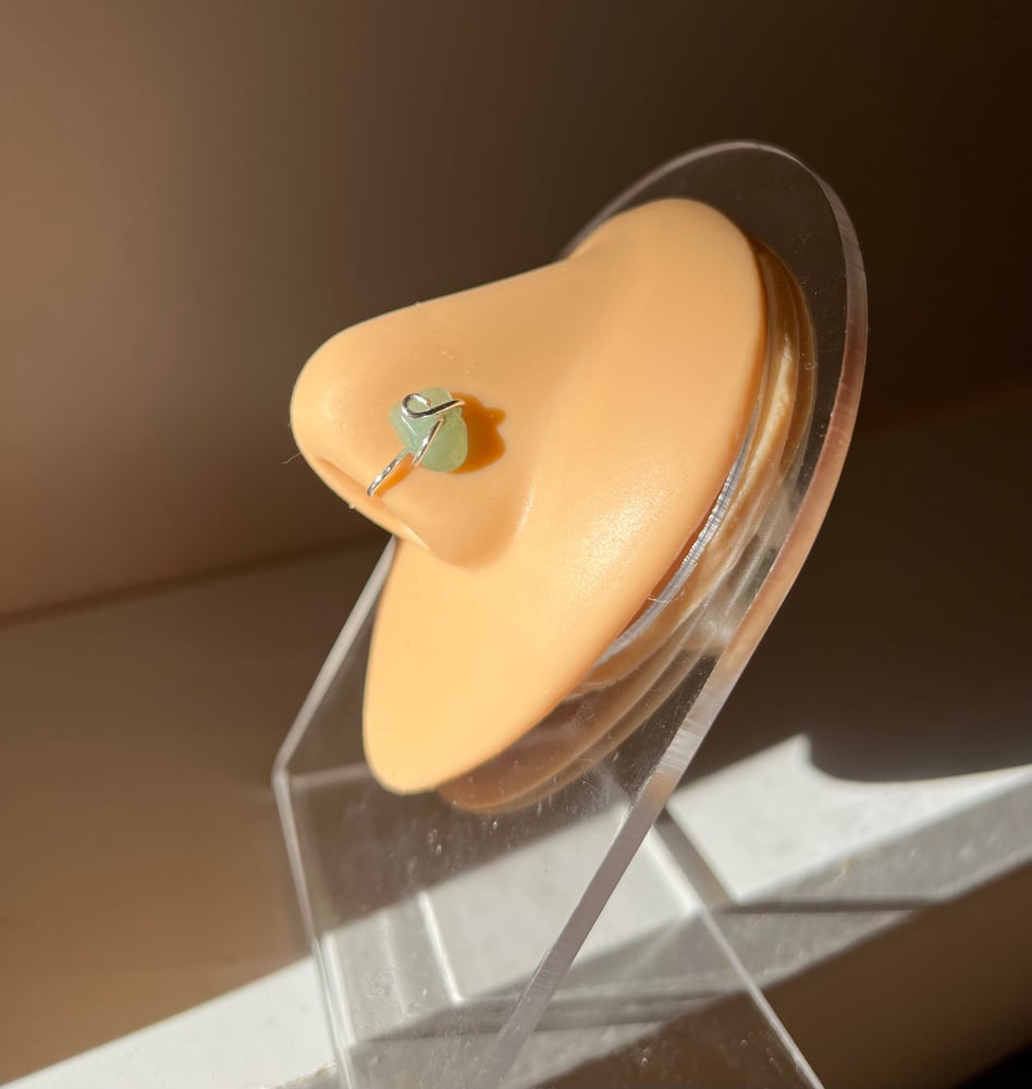 Image of Green Aventurine Nose Cuff