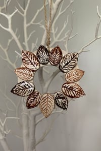 Image 3 of Autumn Leaves Wreath